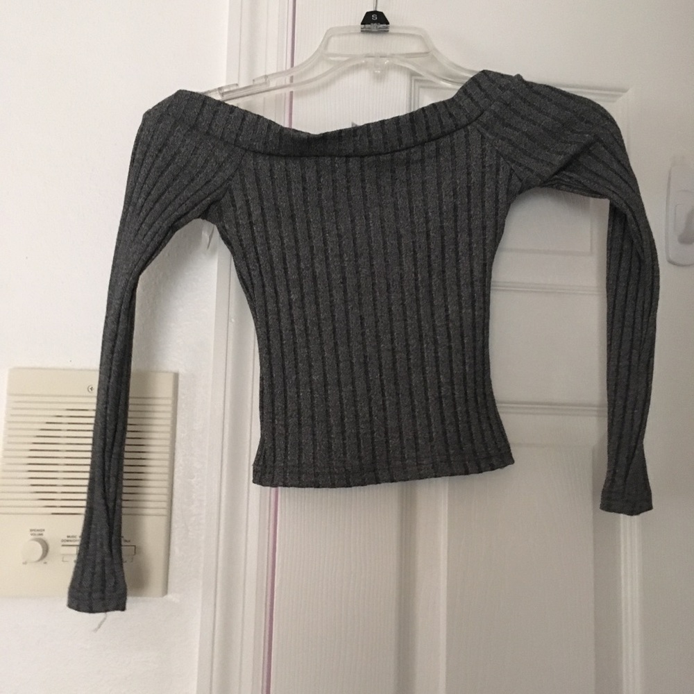 Off Shoulder Crop Top